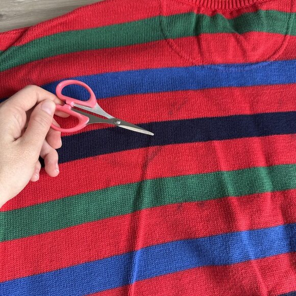 Vintage JC De Castelbajac Sweater POPEYE S.O.S. Safe Ship Sz SM/M(50) Made Italy - Picture 9 of 16